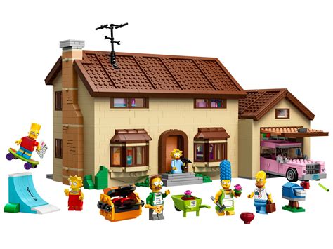 lego simpsons house where do the metallic silver pieces go|Lego.